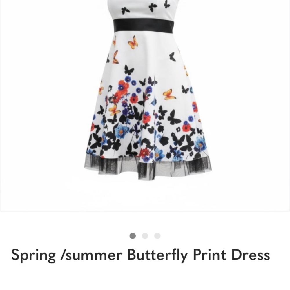 Butterfly Print women’s Dress